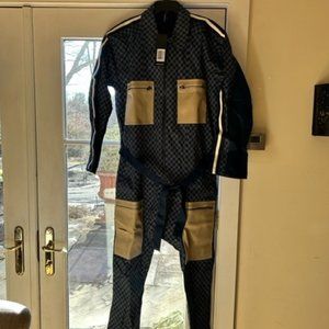 NWT, Jonny Cota Tokyo Jumpsuit in Navy Print